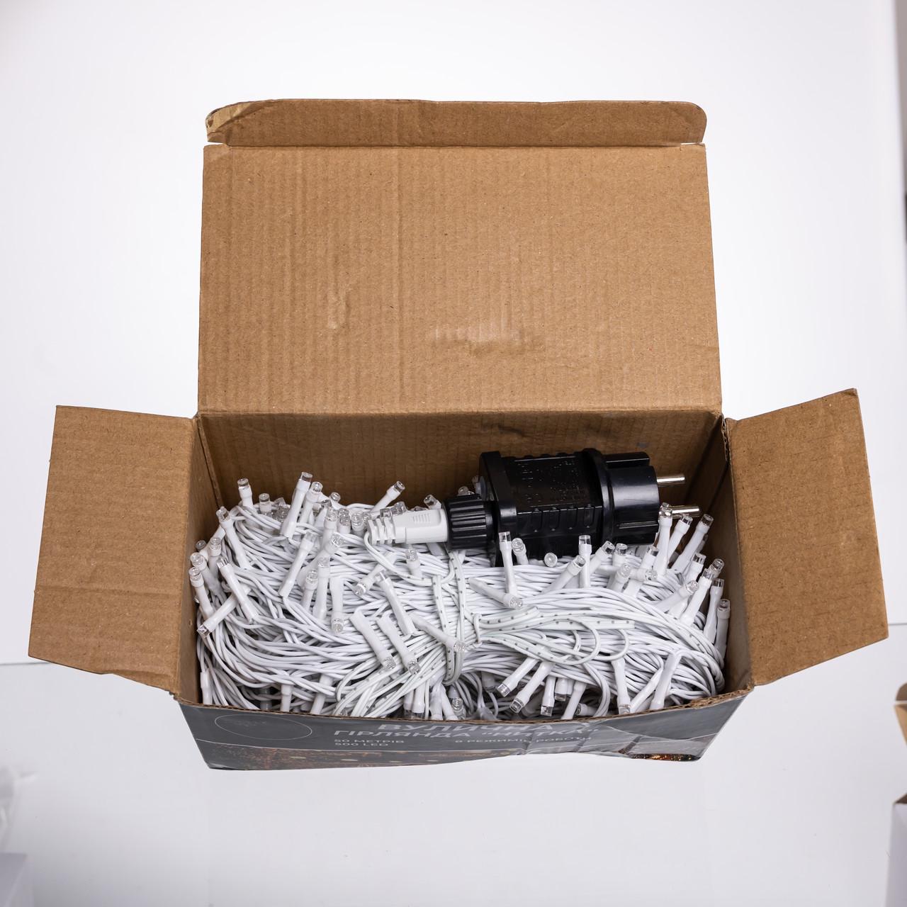 Гирлянда Нить уличная 500 LED 50 м Белый/Синий (CF500L50MWBL) - фото 4 Гирлянда Нить уличная 500 LED 50 м Белый/Синий (CF500L50MWBL) - фото 4