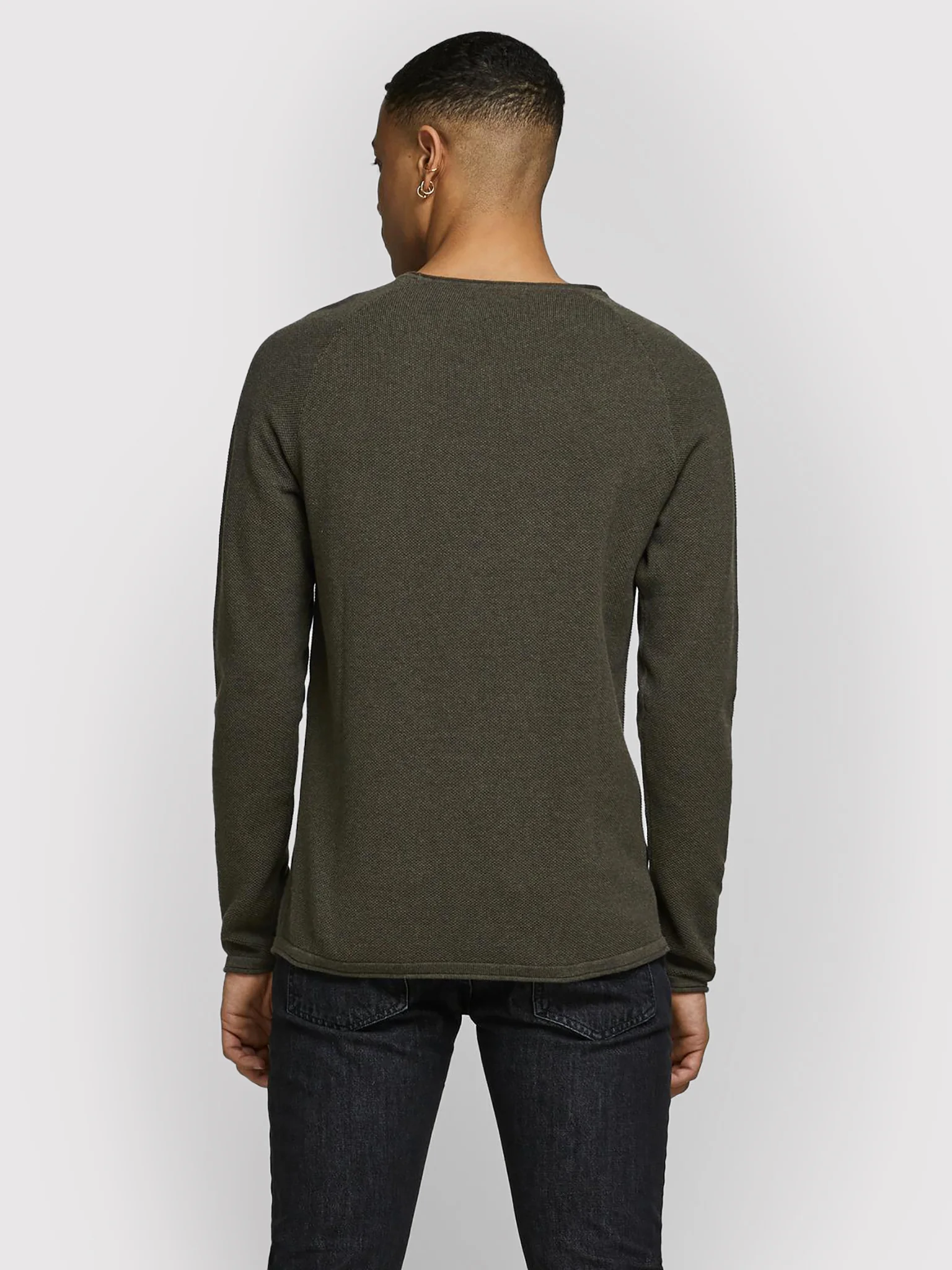 Светр Jack & Jones Hill Knit Хакі 2XL (21339146) - фото 3