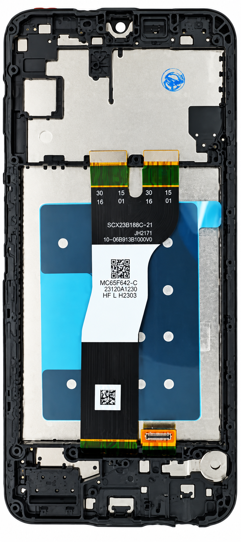 Дисплейный модуль с сенсорным экраном для Samsung Galaxy A05s A057 и рамкой Black (29768429)
