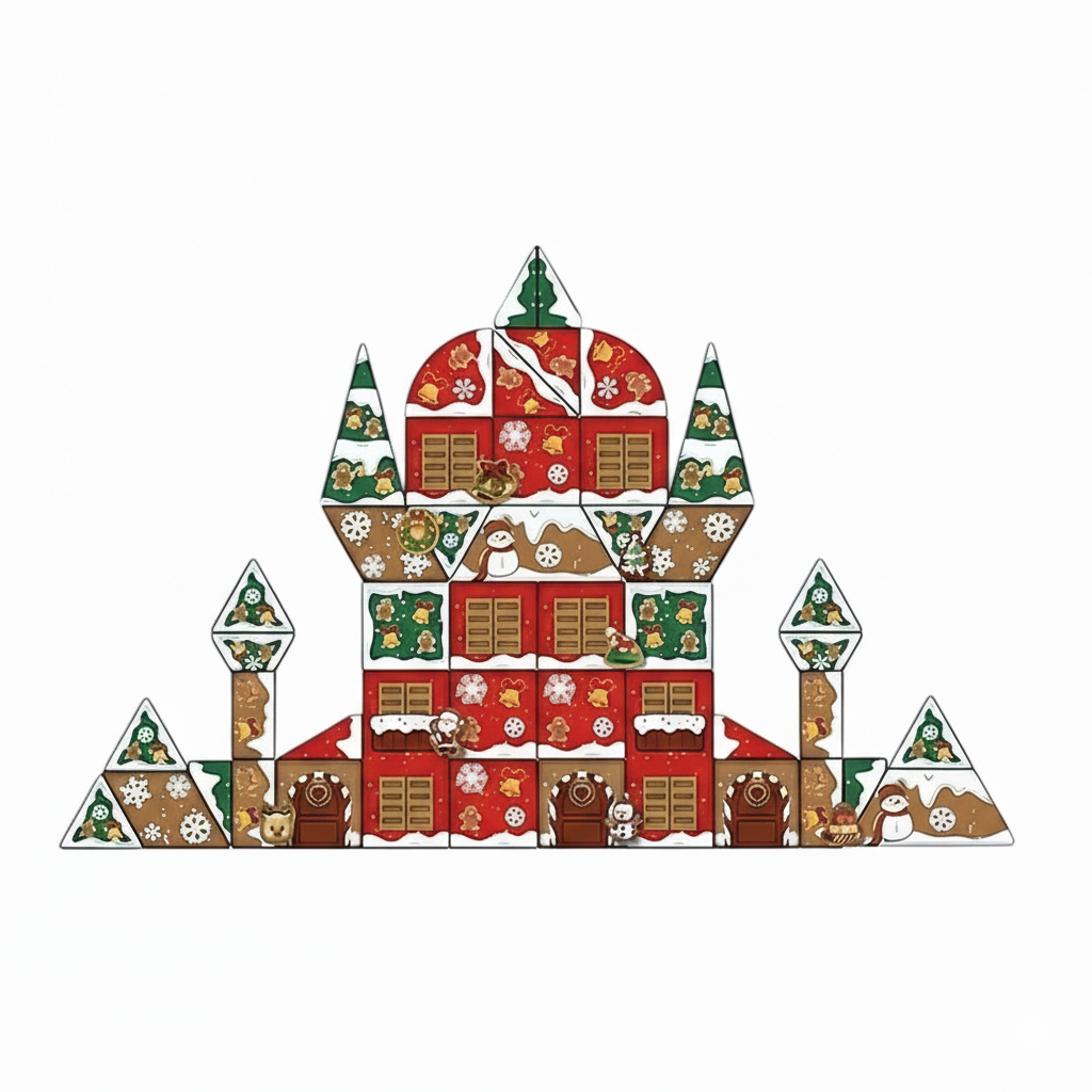 Конструктор детский магнитный 5504 18/2 70 эл. (29272286)