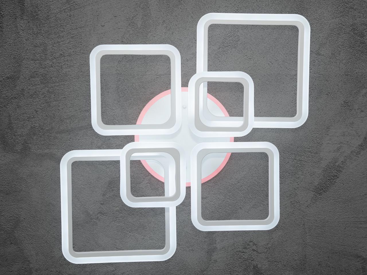 Люстра Led для гостиной A8160-6WH-LS 150W на 22 м2 Белый (1911084601) - фото 2 Люстра Led для гостиной A8160-6WH-LS 150W на 22 м2 Белый (1911084601) - фото 2