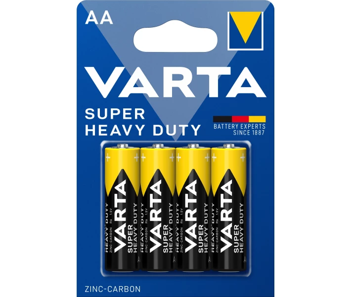 Батарейка Varta Superlife AA BLI 4 Zinc-carbon (1786223170)