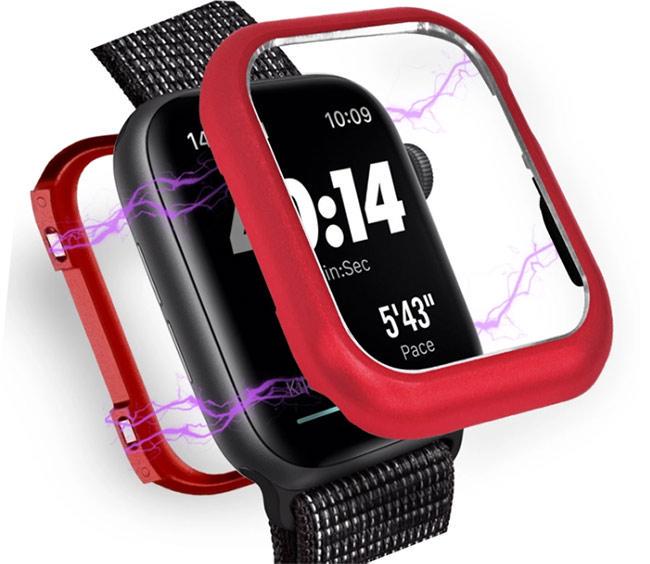 Металлический магнитный корпус Primo для Apple Watch 40 мм Red (863343260) - фото 2