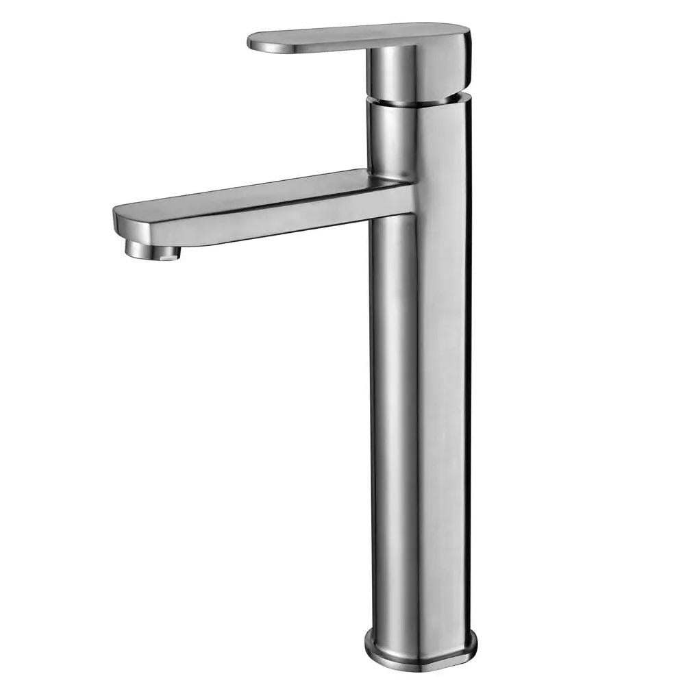 Змішувач для умивальника Frap F10805-2 високий одноважільний Сатин (171199)