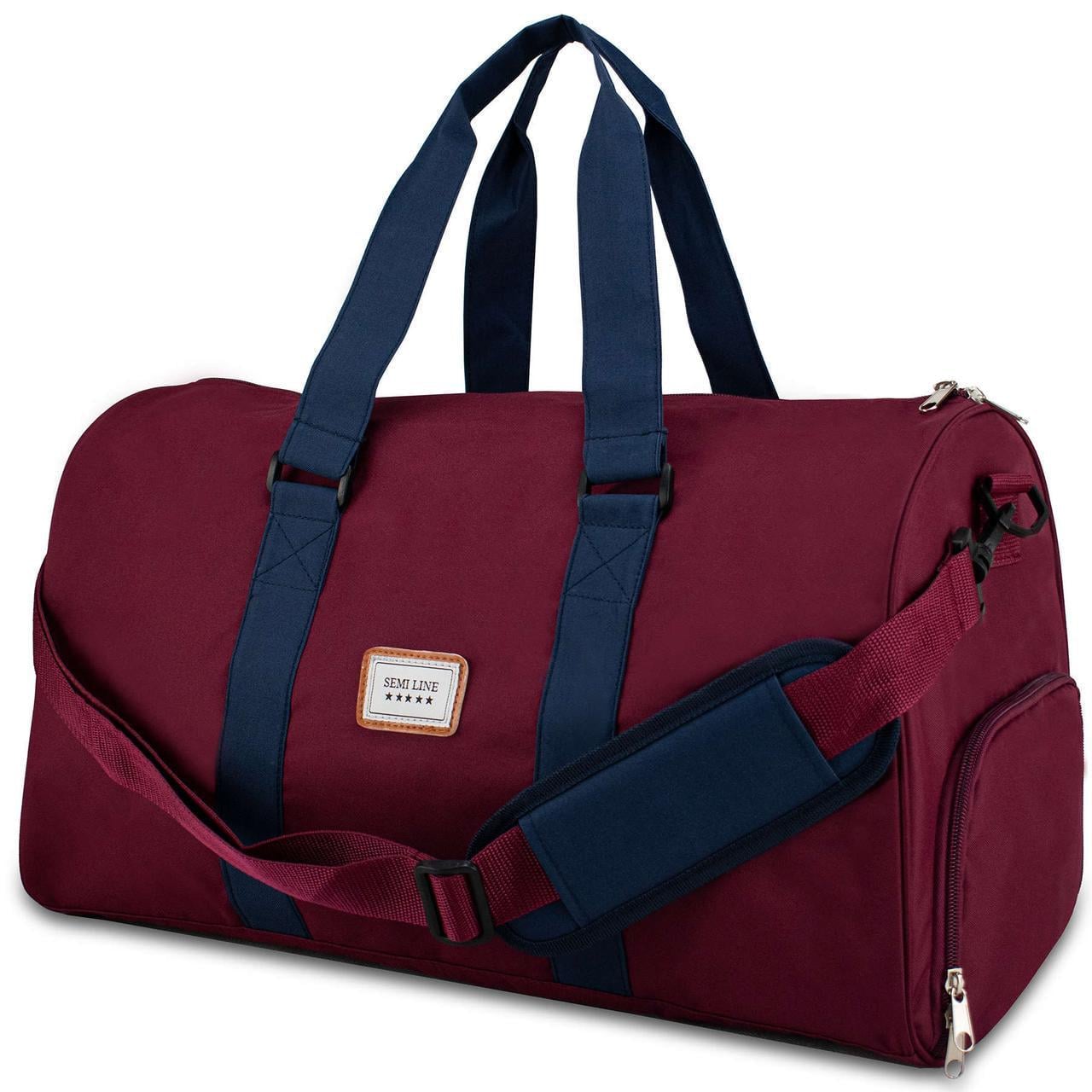 Сумка дорожня SEMI LINE 42 Dark Red (A3031-1)