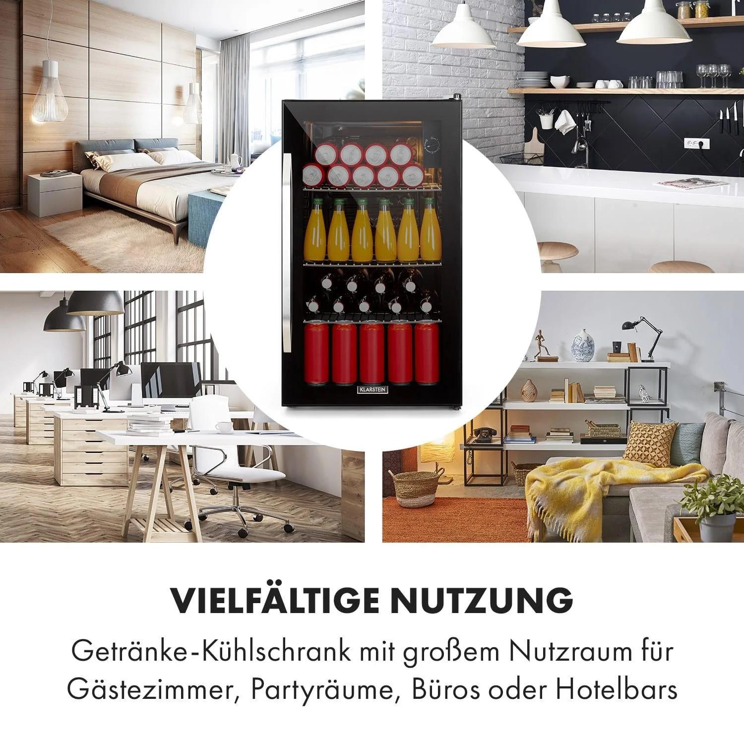 Холодильник для напитков KLARSTEIN Beersafe XXL Onyx со стеклянной дверцей 80 л (10034848) - фото 3