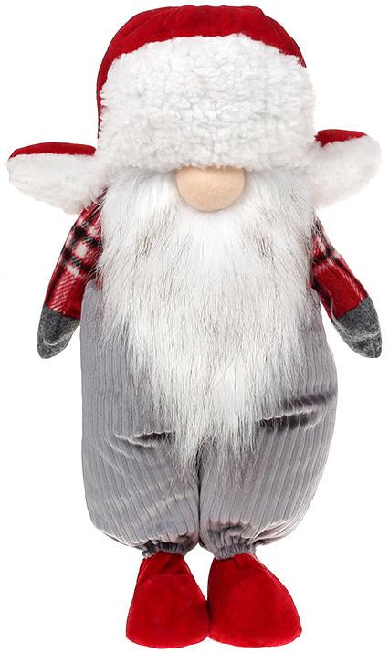 Іграшка м'яка гномик 20х12х32 см Red/Grey