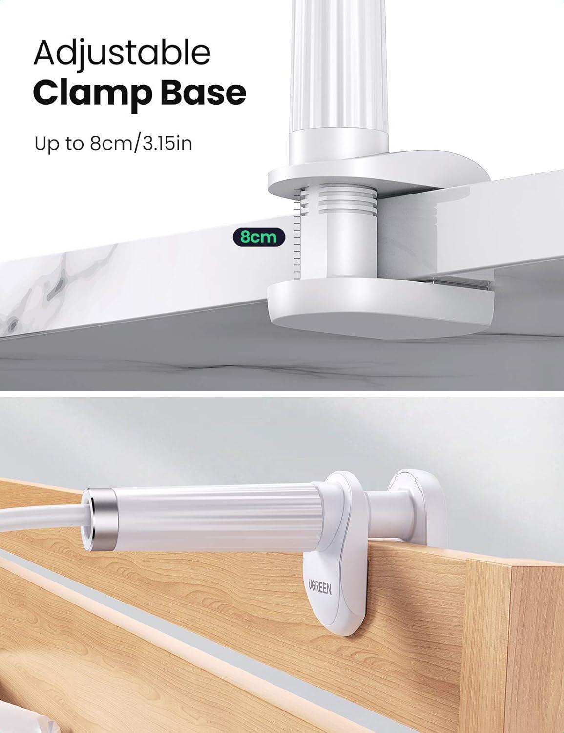 Держатель гибкий Ugreen 90 4–11" 360° Белый (20113) - фото 3