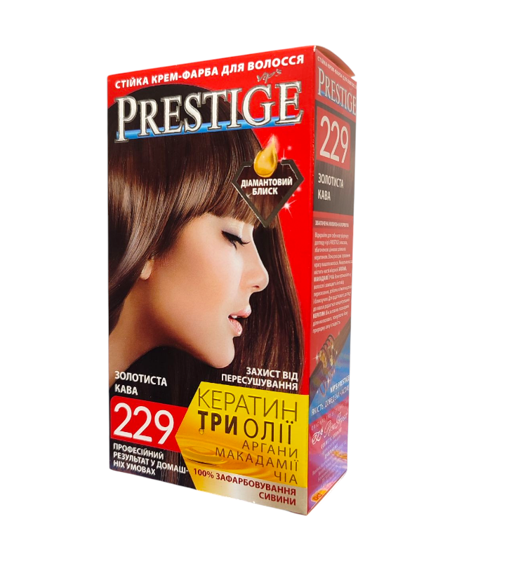 Краска для волос Prestige 229 Золотистый кофе