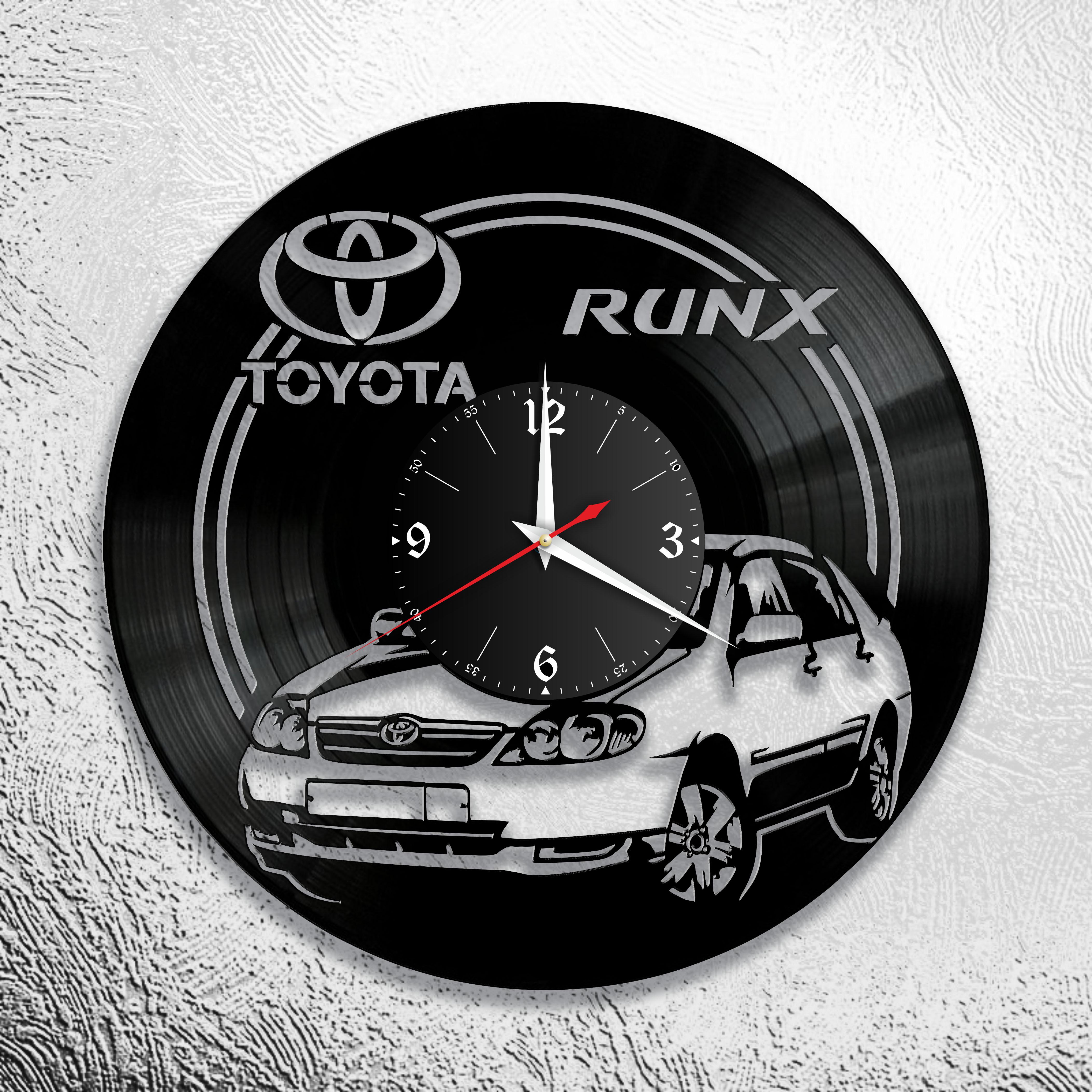 Часы настенные Toyota RUNX 2988 из виниловой пластинки