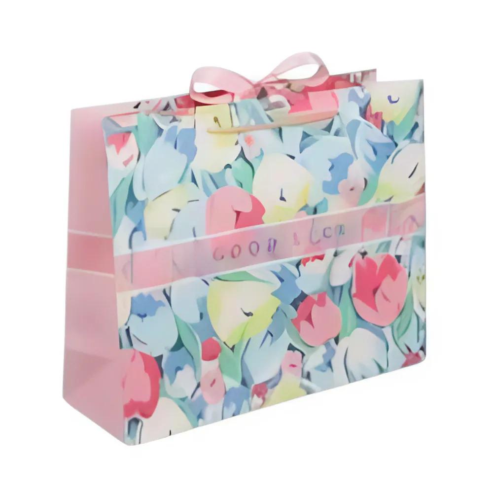 Подарочный пакет Flowers Stenson R32916-S бумажный 19,5х24,5х9,5 см (57a80e91)