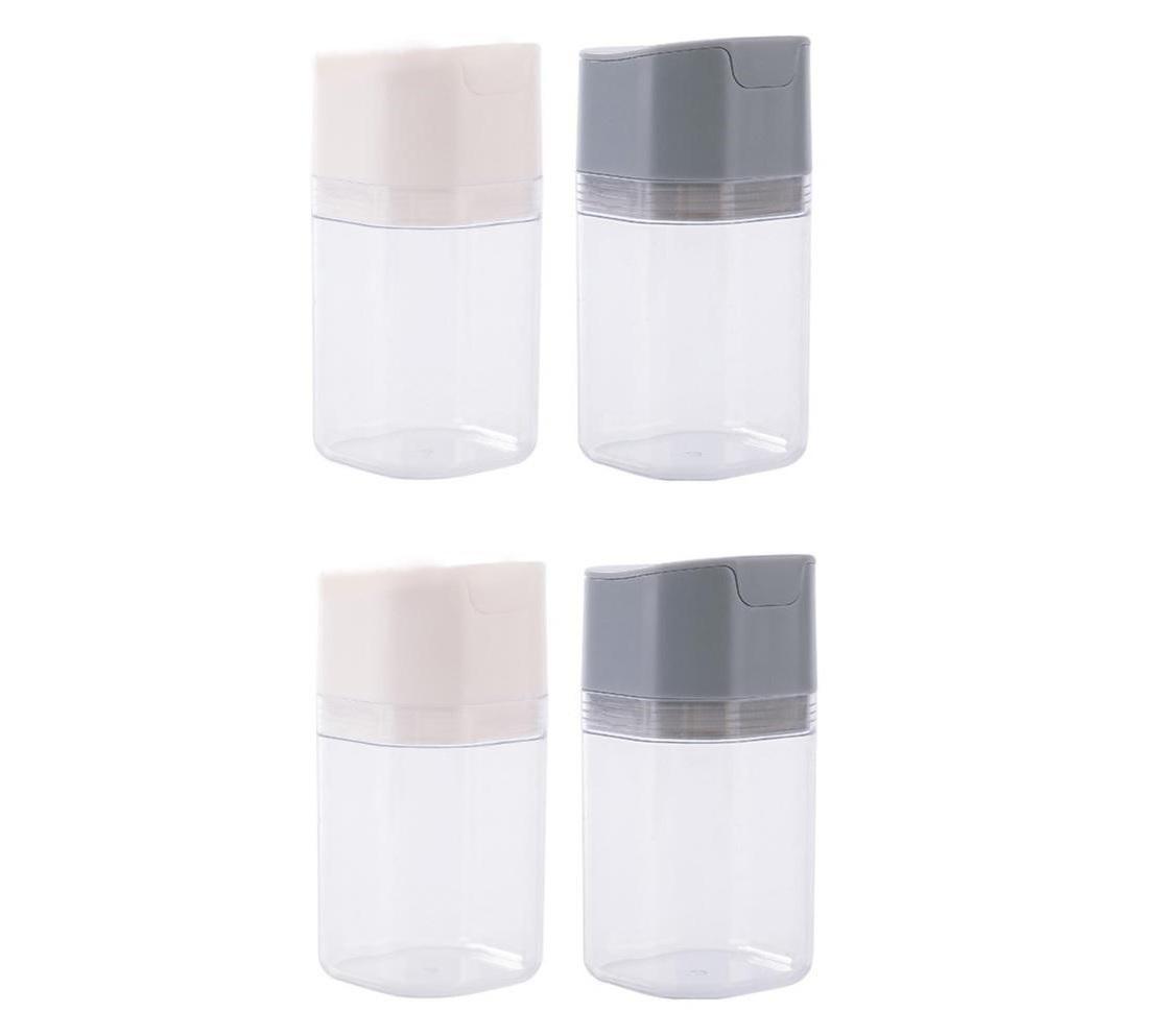 Баночки для специй пластиковые самооткрывающиеся 4 шт. Баночки для специй пластиковые самооткрывающиеся 4 шт.