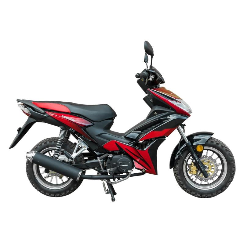 Мотоцикл Spark SP125C-4WQ Красный - фото 8