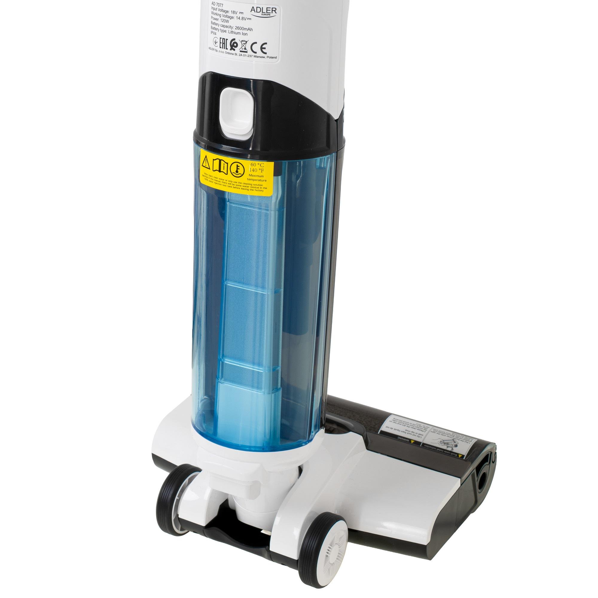 Пилосос акумуляторний Adler 2в1 для сухого та вологого прибирання (AD 7077) - фото 8 Пилосос акумуляторний Adler 2в1 для сухого та вологого прибирання (AD 7077) - фото 8