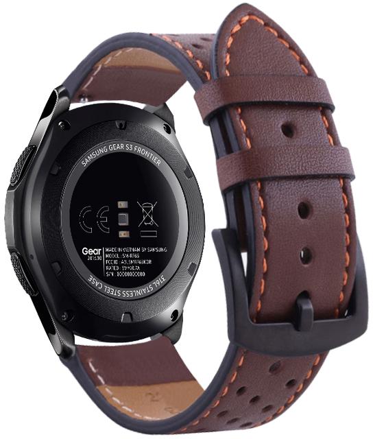 Ремінець шкіряний Classico для Samsung Gear S3 Brown (16883)