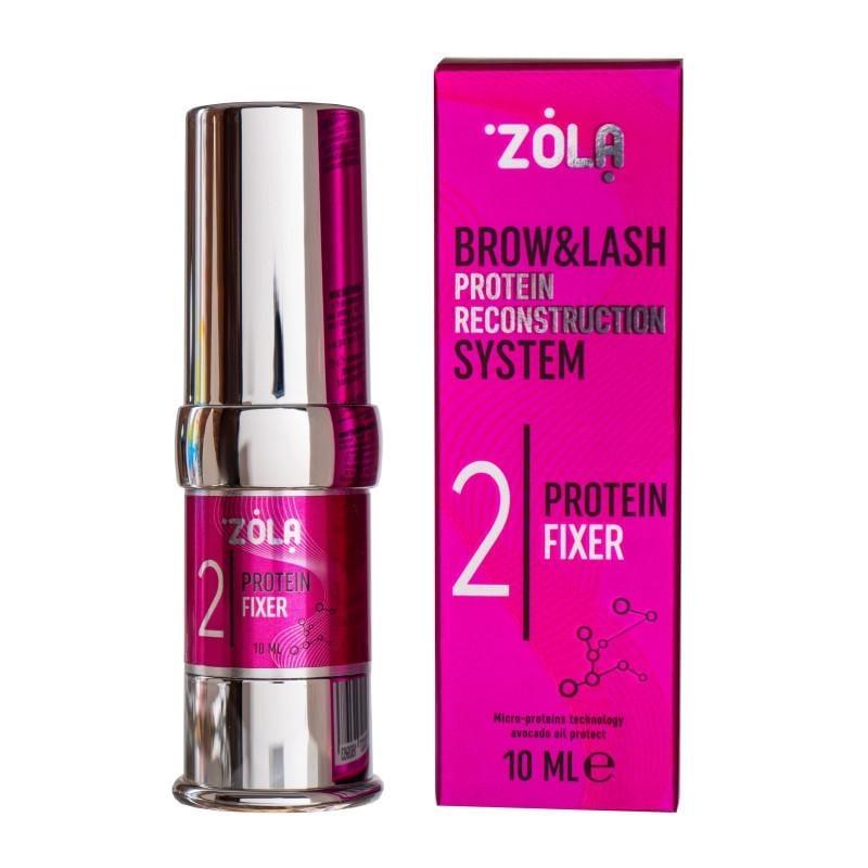 Склад для ламінування вій і брів Zola 02 Protein Fixer Pink (011137)