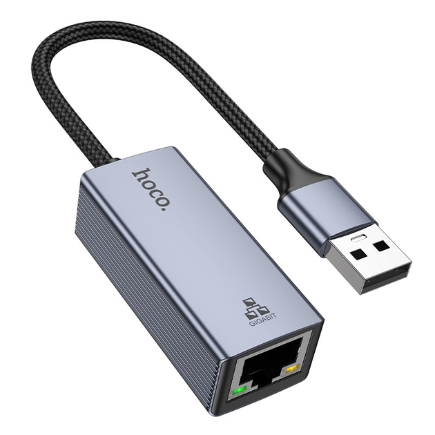 Інтернет-адаптер Hoco UA37 1000 Mbps USB-RJ45 (2549921432)