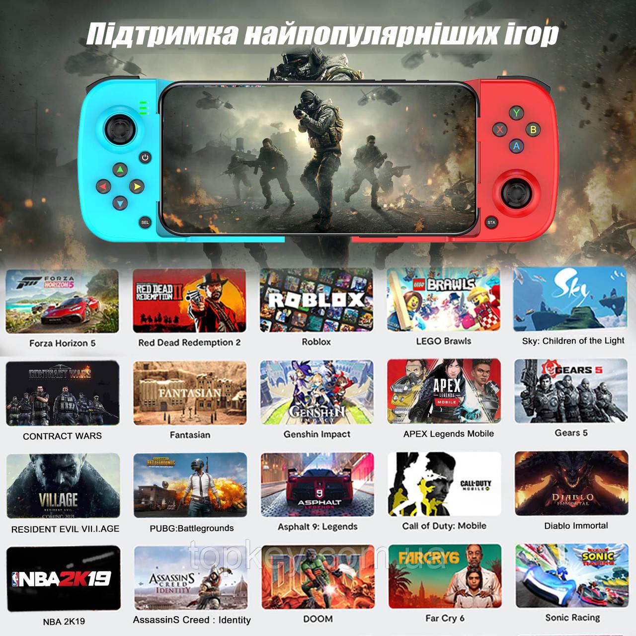 Джойстик для телефона Union Gamepad Bluetooth для iOS/Андроид (19480561) - фото 5