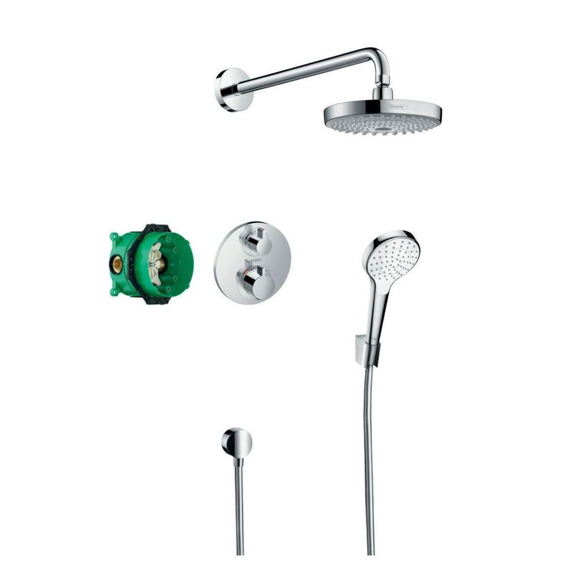 Душевая система Hansgrohe Croma Select S/Ecostat S 8в1 Хром (27295000)