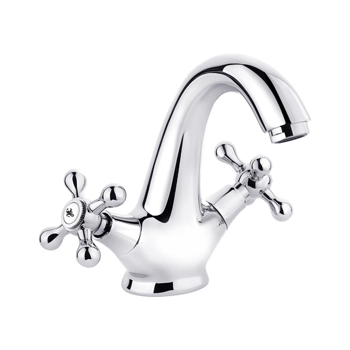 Змішувач для умивальника Perla VALENCIA двовентельний латунь (PSH1303)