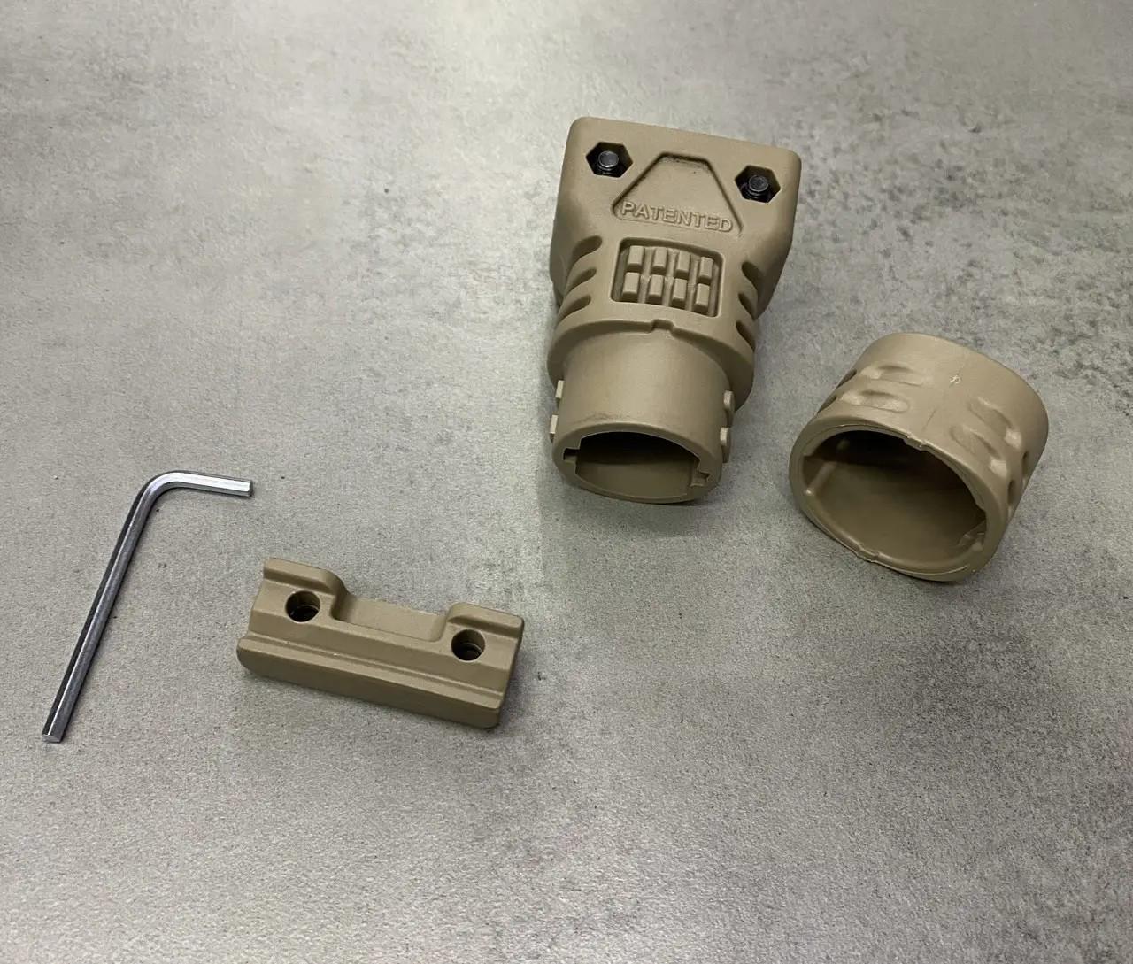 Рукоятка переноса огня DLG Tactical DLG-117 на Picatinny короткая Койот (241859) - фото 5 Рукоятка переноса огня DLG Tactical DLG-117 на Picatinny короткая Койот (241859) - фото 5