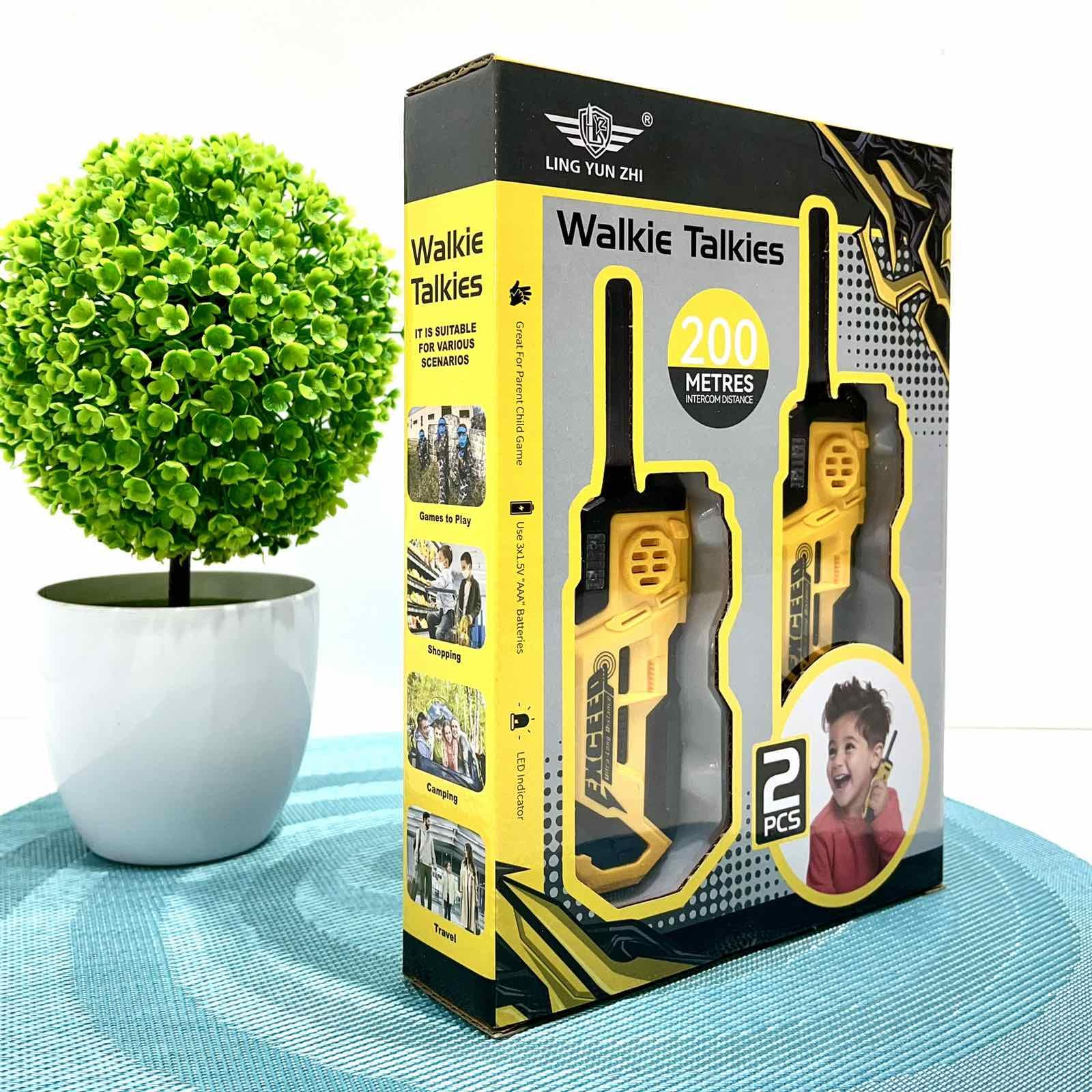 Ігровий набір рацій LING YUN ZHI звук/світло на батарейках 16 см 2 шт. Чорно-жовтий (LZ079) - фото 8 Ігровий набір рацій LING YUN ZHI звук/світло на батарейках 16 см 2 шт. Чорно-жовтий (LZ079) - фото 8