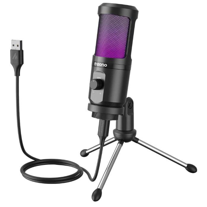 Микрофон конденсаторный для ПК Maono PM461TR RGB c LED подсветкой
