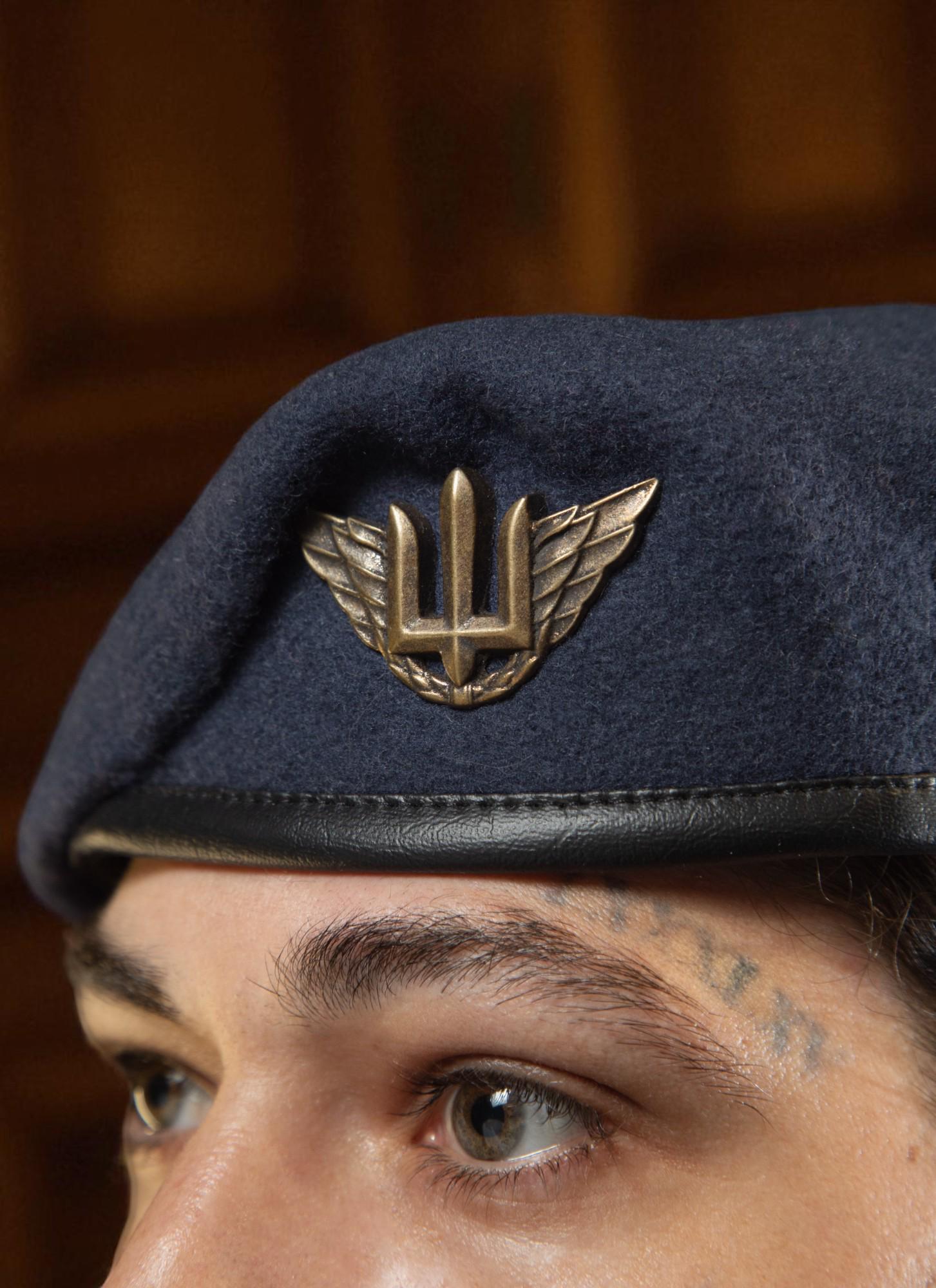 Берет Воздушные силы Украины L/57-58 см Грозовое небо (29045809) - фото 3 Берет Воздушные силы Украины L/57-58 см Грозовое небо (29045809) - фото 3