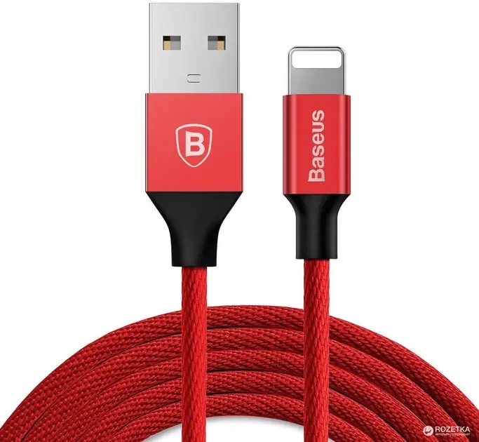 Кабель BASEUS Yiven Cable USB to Lightning CALYW-09 1,2 м Red