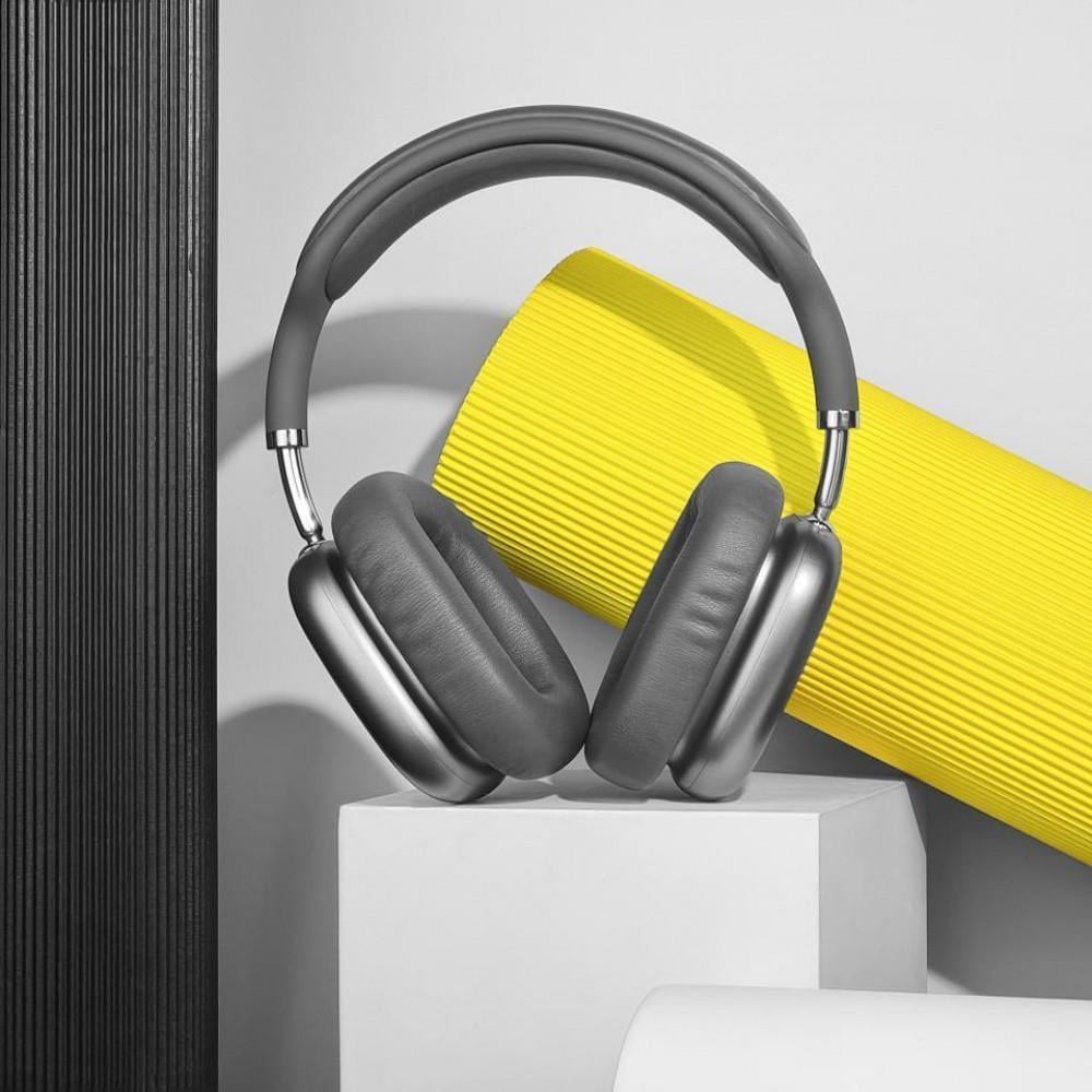 Навушники бездротові Baseus Bowie H2 із шумозаглушенням Gray - фото 8