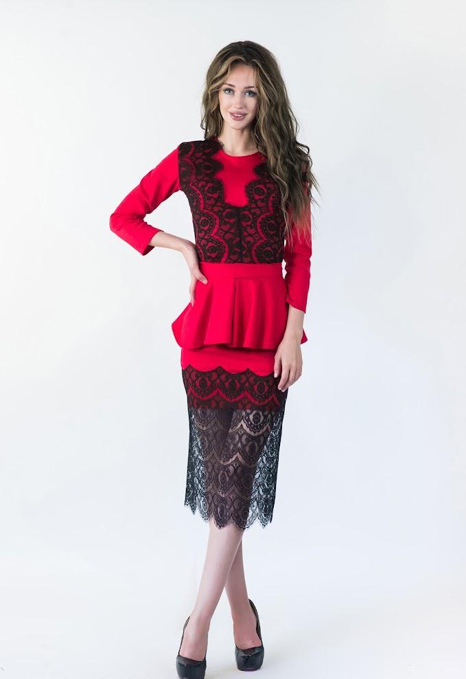 Платье женское Podium Lotta 21259-RED M Красный