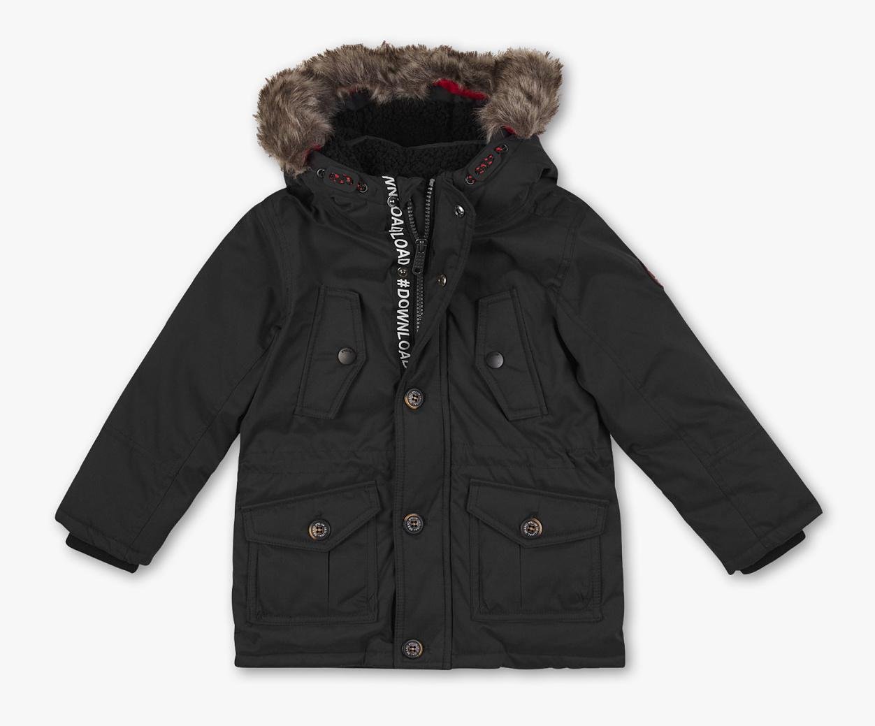 Пуховик зимовий для хлопчика C&A р. 152 Black (2056867)