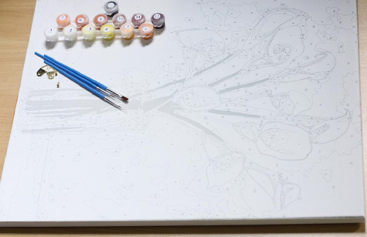 Картина по номерам Роскошные ирисы 40x50 см (KHO3287) - фото 3