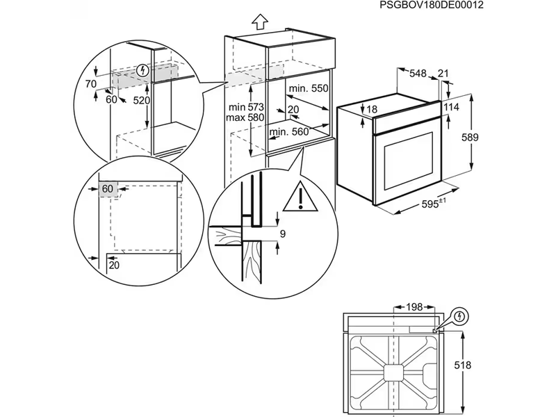 Духовой шкаф AEG NBR6P531SB - фото 2 Духовой шкаф AEG NBR6P531SB - фото 2