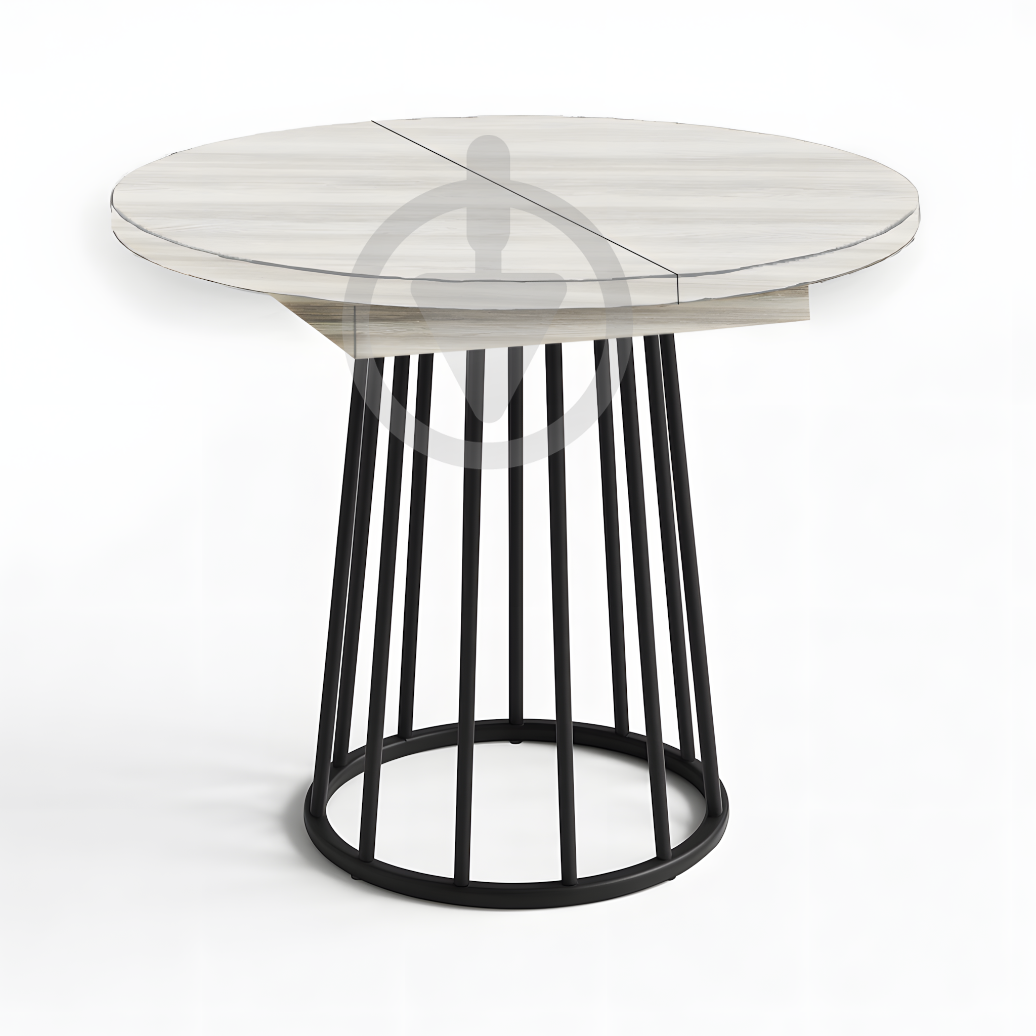 Стол кухонный раскладной RoMax Elegant Slide 80x80/110x80 см Loft Дуб Серфсайд/Черный - фото 1 Стол кухонный раскладной RoMax Elegant Slide 80x80/110x80 см Loft Дуб Серфсайд/Черный - фото 1