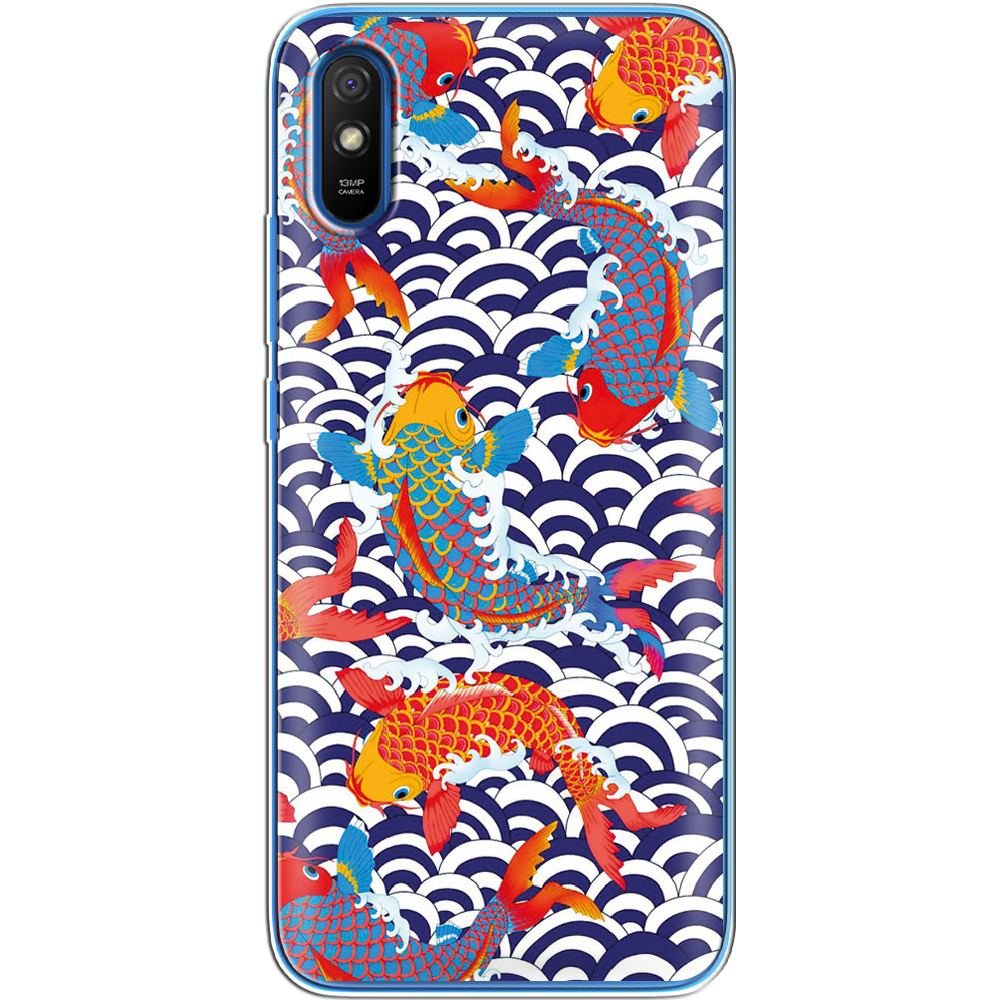 Чохол BoxFace Xiaomi Redmi 9A Koi Fish Прозорий силікон (40304-up2477-40304)