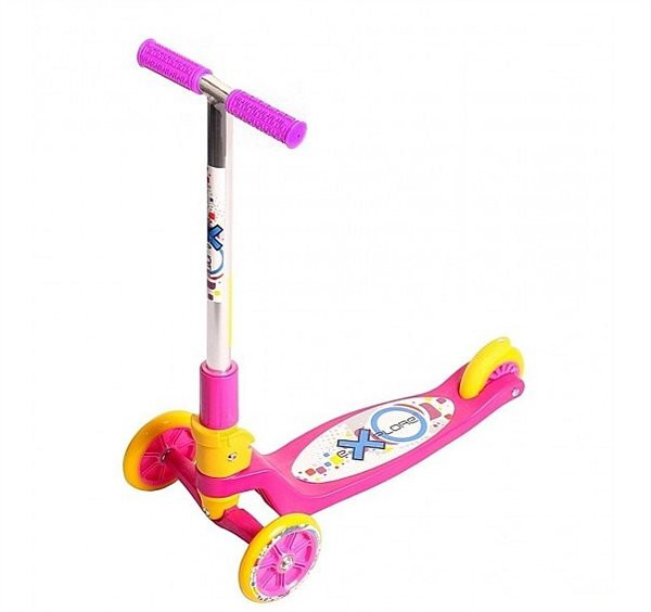Самокат детский трехколесный Tredia розовый (2T1024)