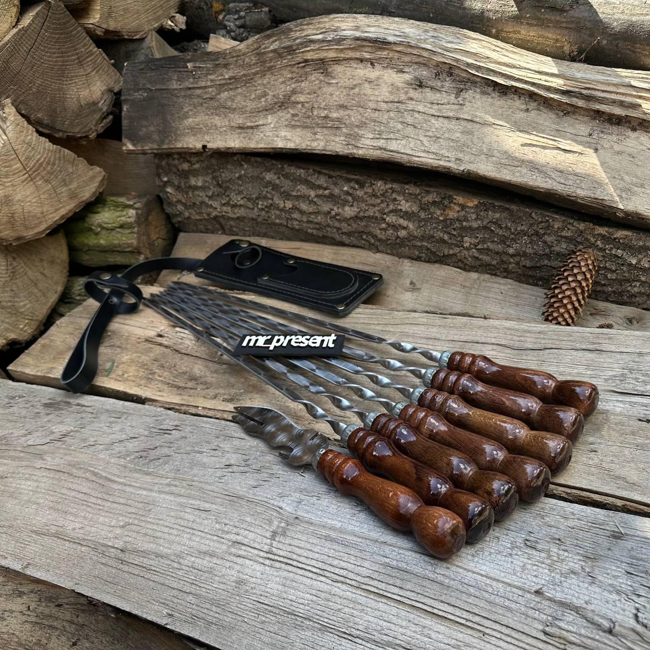 Набір шампурів Profi №8 для шашлику та барбекю (Profi №8)