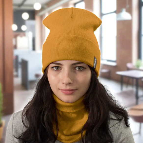 Комплект шапка с отворотом/снуд One size на флисе (29548858) - фото 5 Комплект шапка с отворотом/снуд One size на флисе (29548858) - фото 5