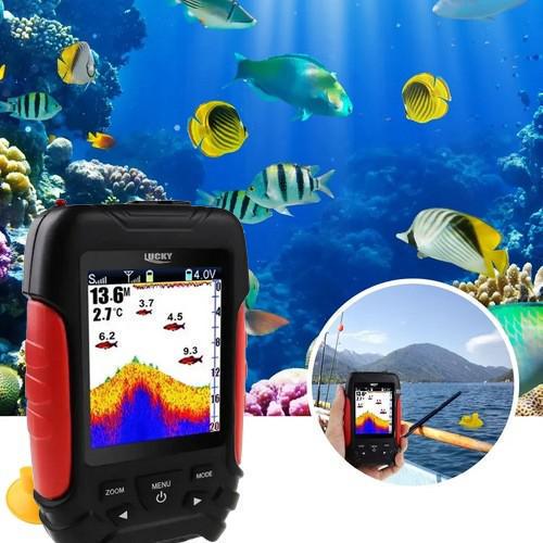 Ехолот для риболовлі Lucky FL168LI-CW бездротовий 1-о промінь огляд 90° локація 45 м колір - фото 8