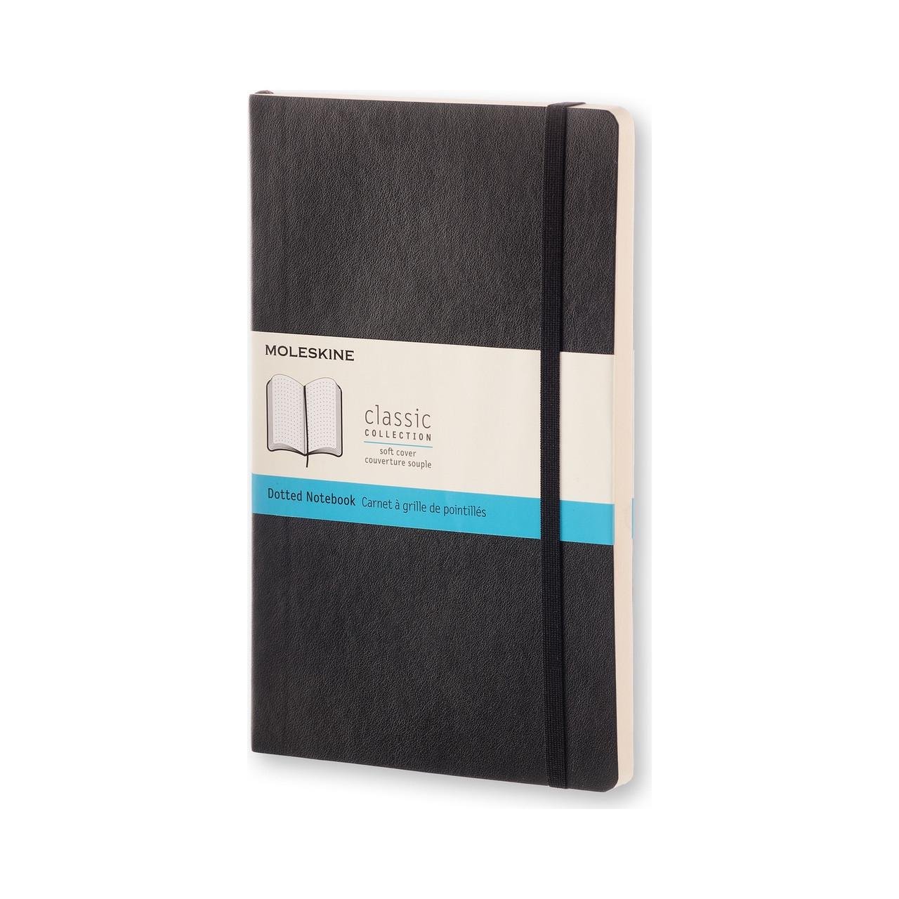 Блокнот Moleskine Classic средний 13х21 см 192 страницы в точку мягкая обложка Черный (8051272892741)