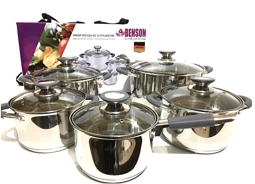 Набор кастрюль 10 пр. (1748362606)