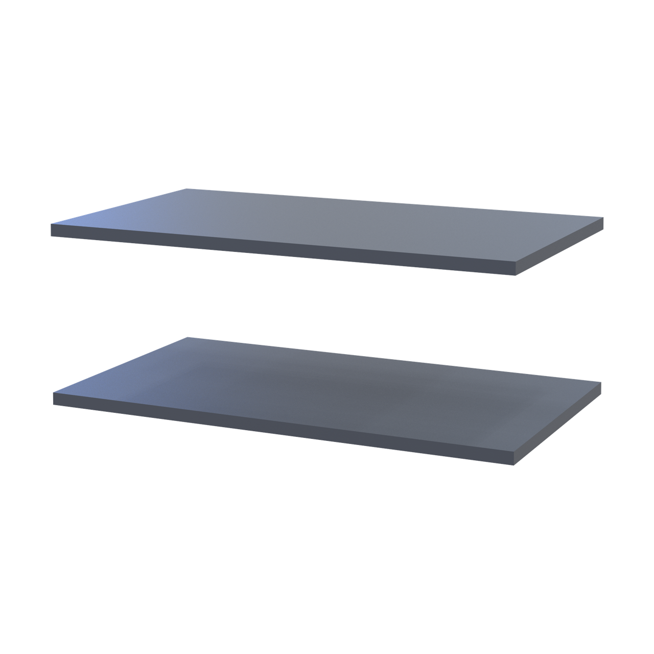 Полиці до тумби Doros Кассель 2 шт. 61,5х34,5х1,6 см Графітовий (41516223) - фото 2 Полиці до тумби Doros Кассель 2 шт. 61,5х34,5х1,6 см Графітовий (41516223) - фото 2