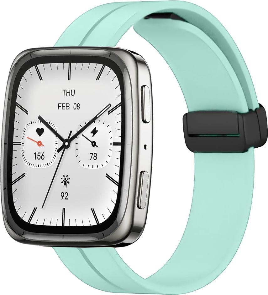 Ремінець для смарт-годинників Rysta для Amazfit Active 2 Square Turquoise (42194-32) Ремінець для смарт-годинників Rysta для Amazfit Active 2 Square Turquoise (42194-32)
