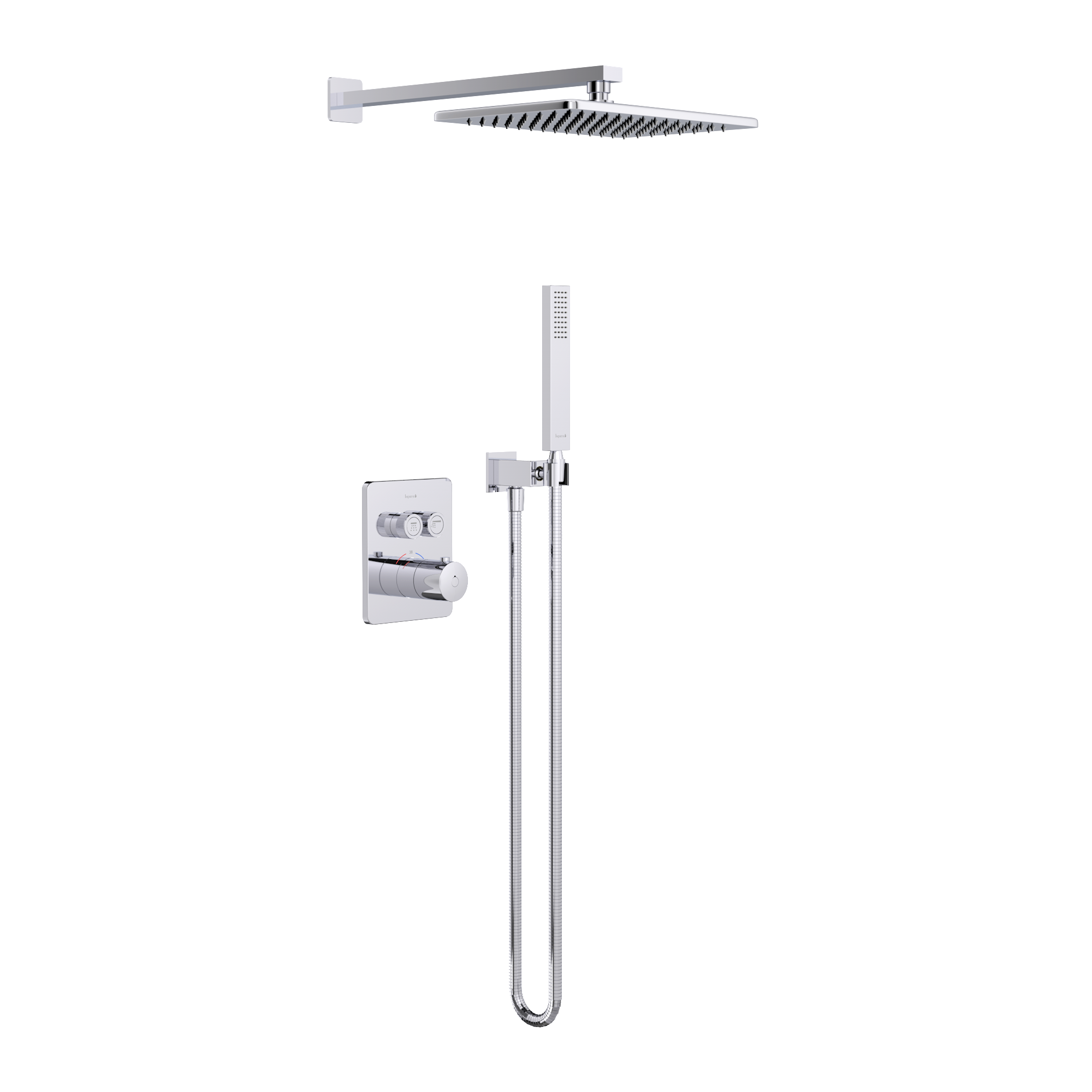 Душова система Imprese Grafiky з термостатом латунь Хром (ZMK0624010481)