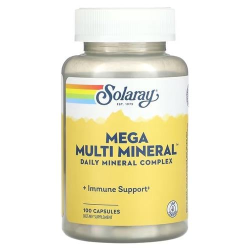 Минеральный комплекс Solaray Mega Multi Mineral 100 Capsules (SOR-04510)