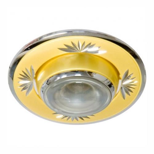 Світильник вбудований Feron NL09 R-50 Золотий - фото 1