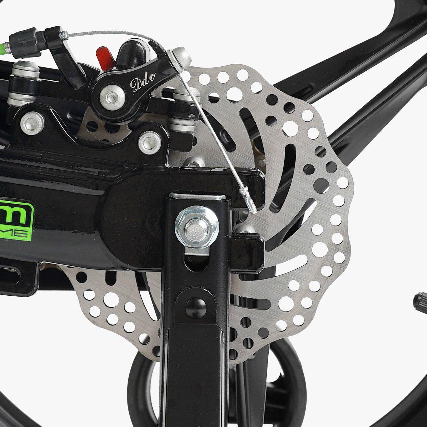 Велосипед двоколісний Corso Revolt 16" дитячий магнієвий Чорно-зелений - фото 6