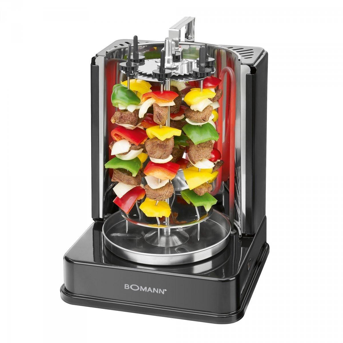 Електрошашличниця Bomann DVG 3006 1400 Вт (DVG 3006) Електрошашличниця Bomann DVG 3006 1400 Вт (DVG 3006)