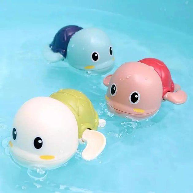 Іграшка заводна для ванної Bath Toys Черепашки 3 шт. - фото 3